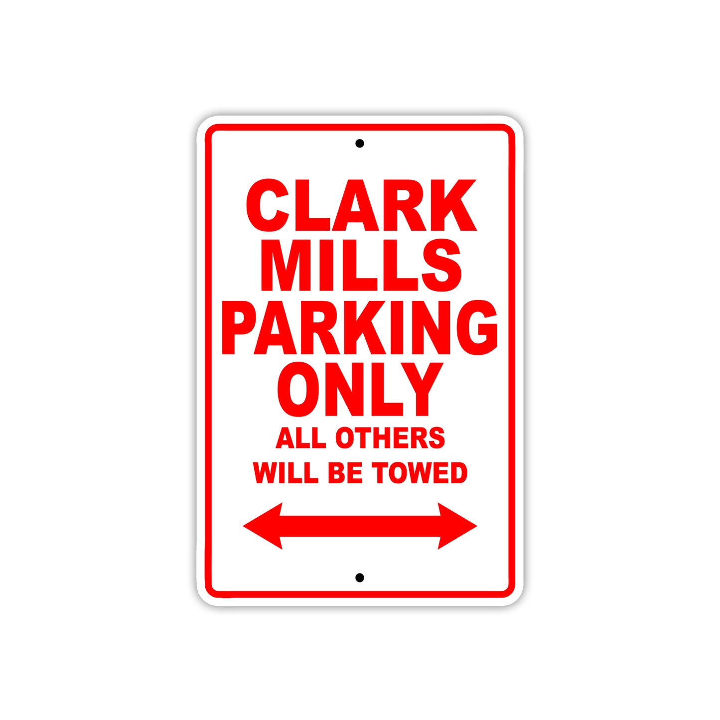 Clark Mills Boats Parking Only All Others Will Be Towed Sea Ocean Beach Lake Boat Aluminum Metal Sign Plate
