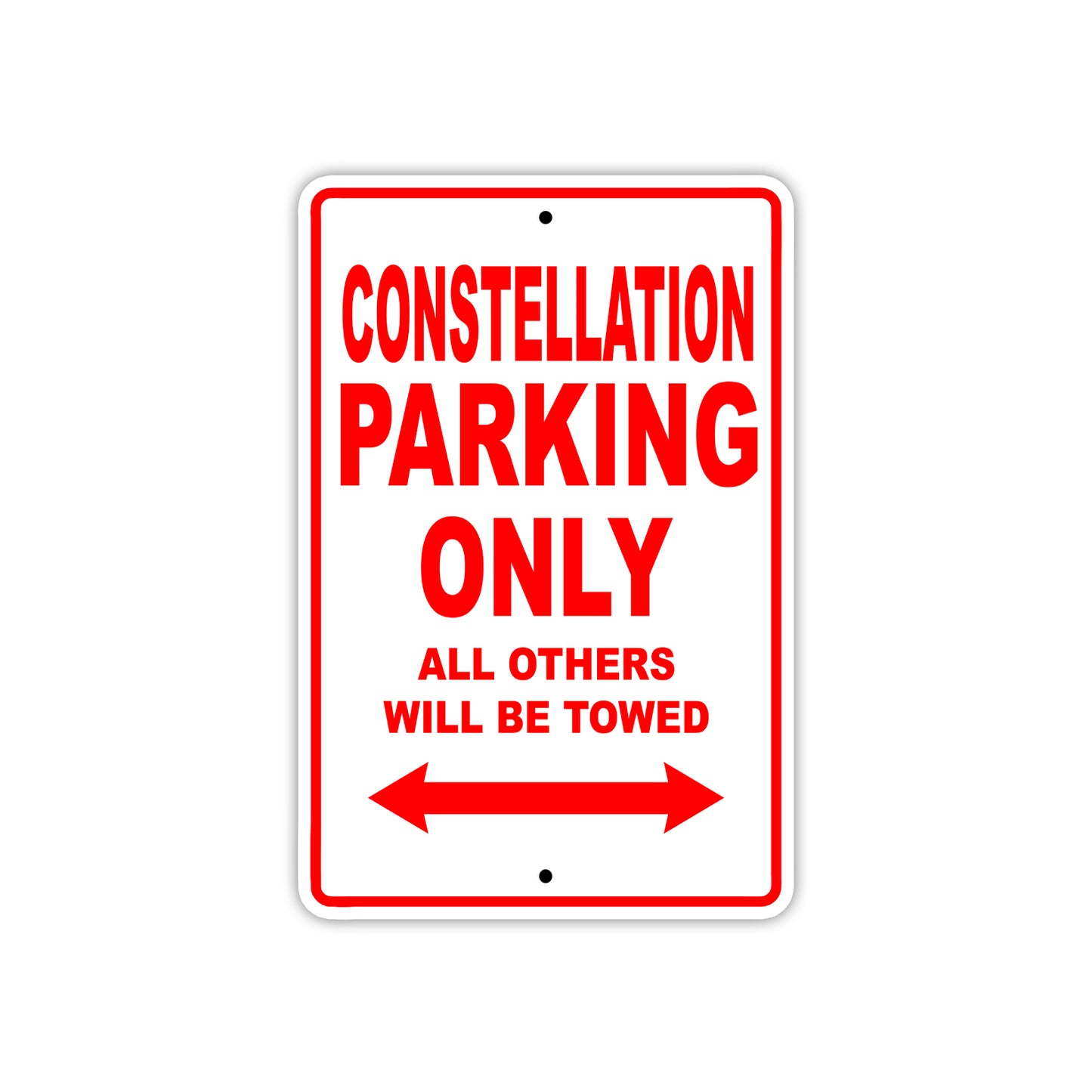 Constellation Boats Parking Only All Others Will Be Towed Sea Ocean Beach Lake Boat Aluminum Metal Sign Plate