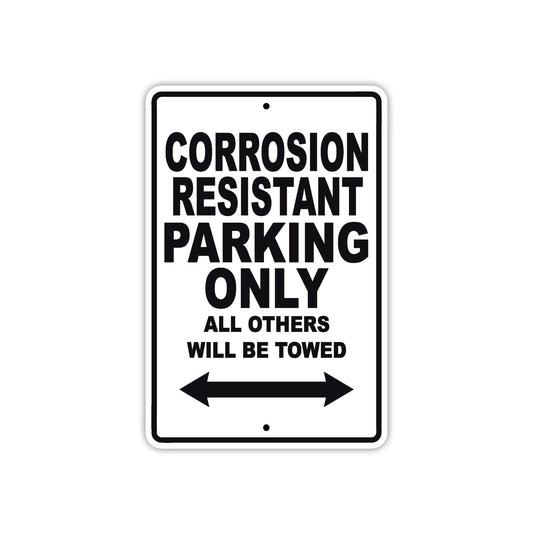 Corrosion Resistant Boats Parking Only All Others Will Be Towed Sea Ocean Beach Lake Aluminum Metal Sign Plate