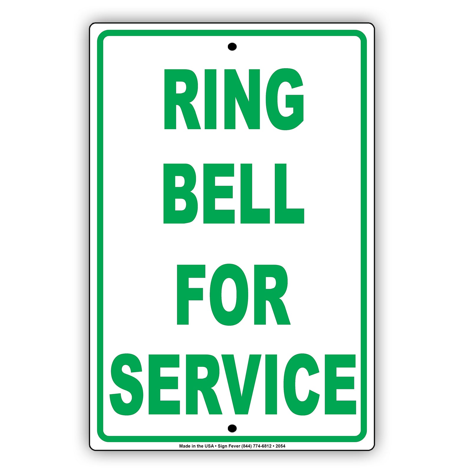Ring Bell For Service Sign