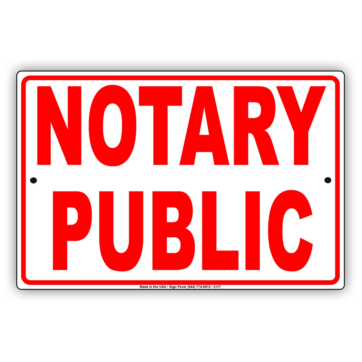 Notary Public Sign