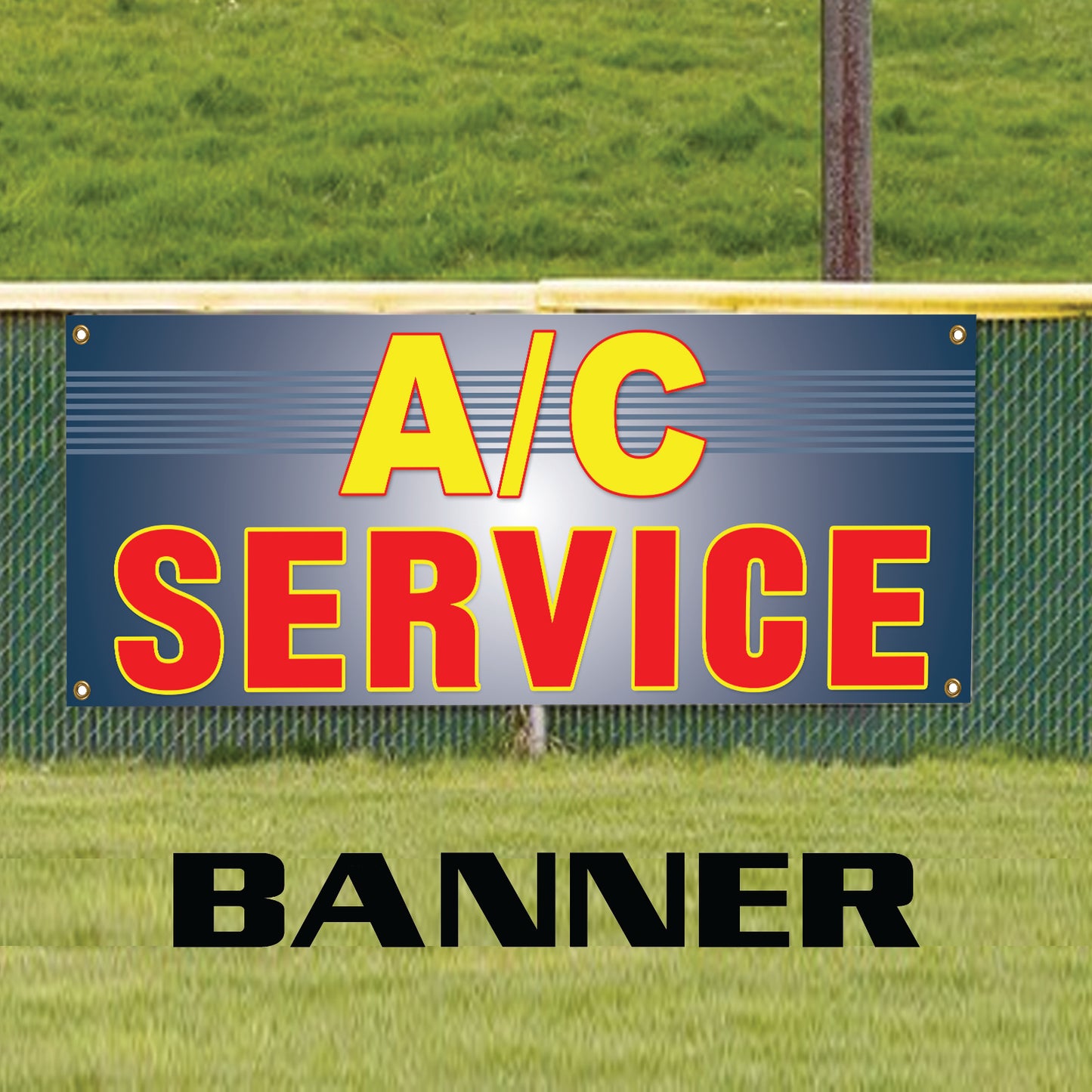 A/C Inverter Air Conditioner Repairing & Services Vinyl Banner Sign