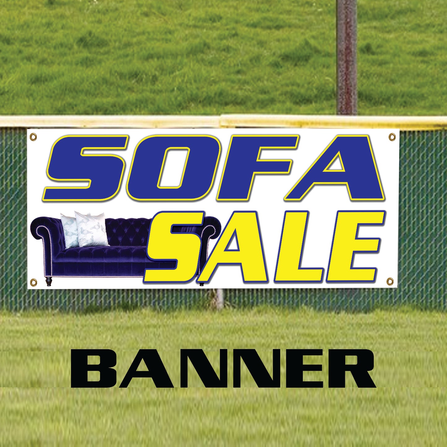Sofa Set & Furniture For Sale Business Marketing Advertising Vinyl Banner Sign