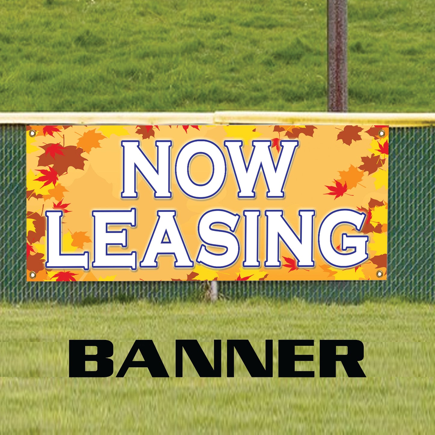 Now Leasing Housing Apartments Business Marketing Vinyl Banner Sign