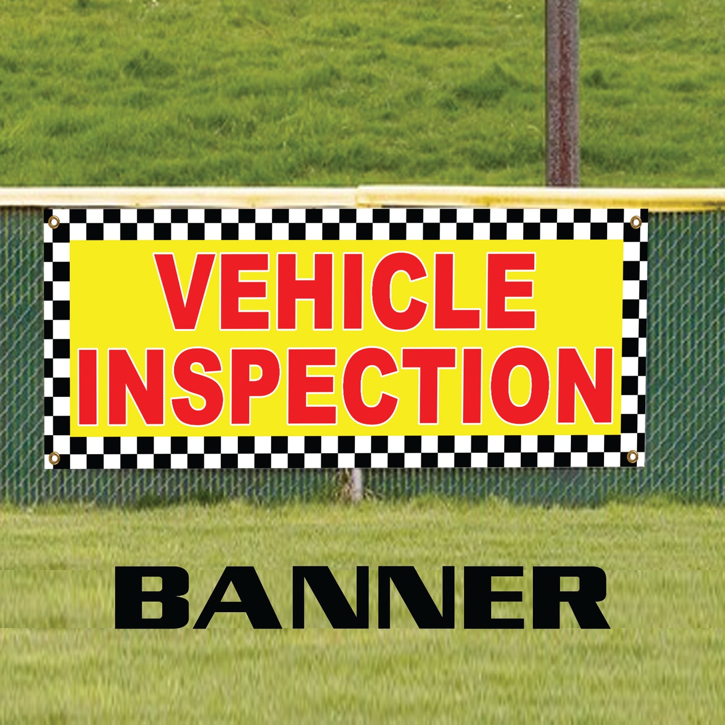 Vehicle Safety Inspection Center Advertising Vinyl Banner Sign