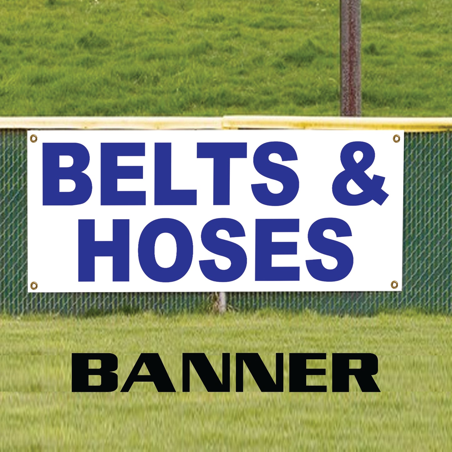 Belts & Hoses Replacement Workshop Advertising Vinyl Banner Sign