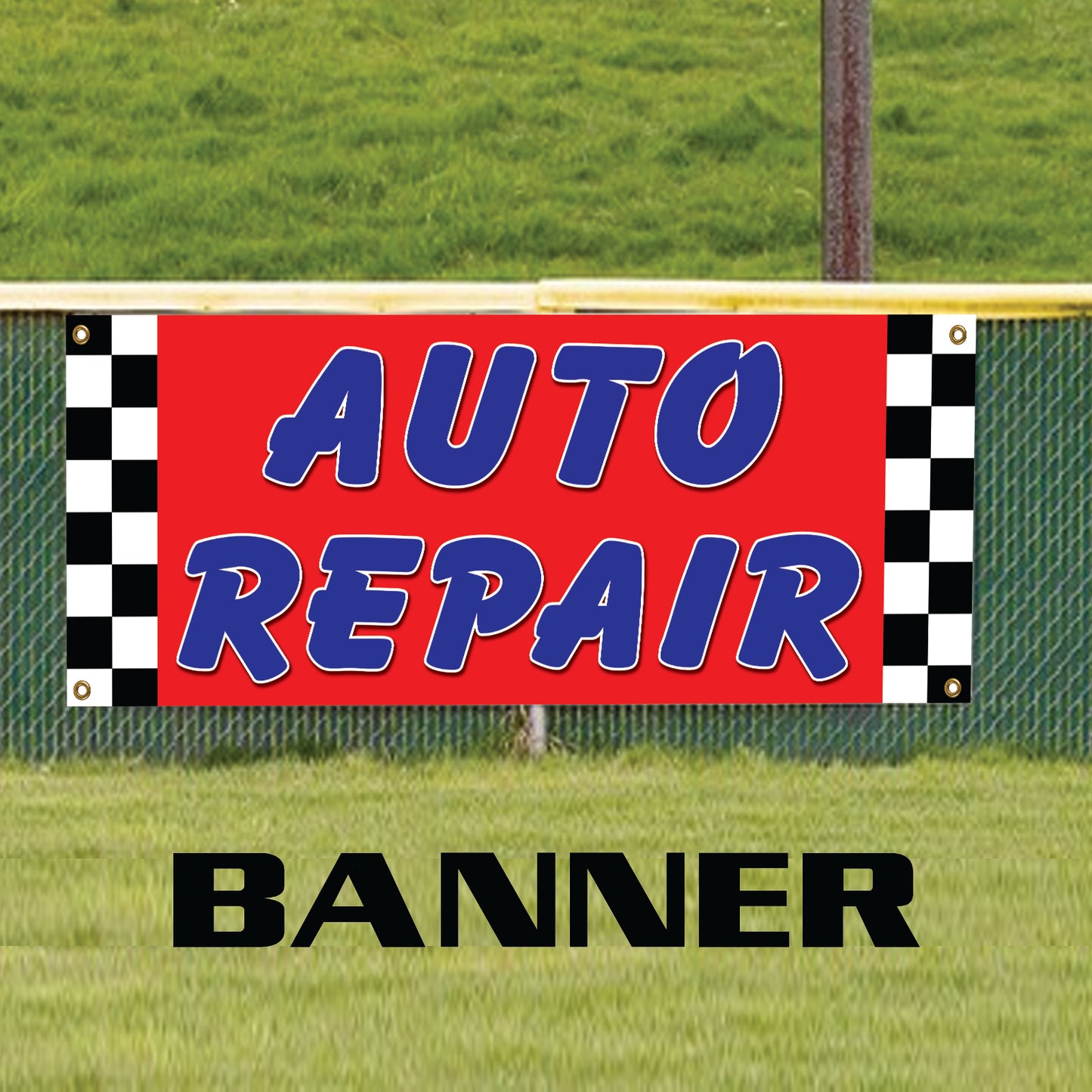 Auto Repair Garage Marketing Advertising Vinyl Banner Sign