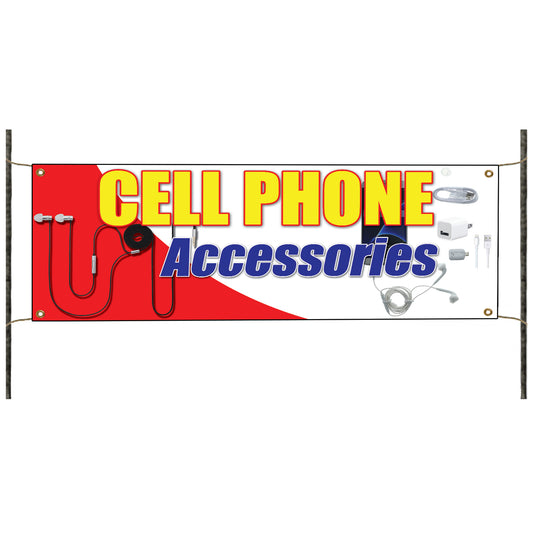 Cell Phone Accessories Vinyl Banner Sign