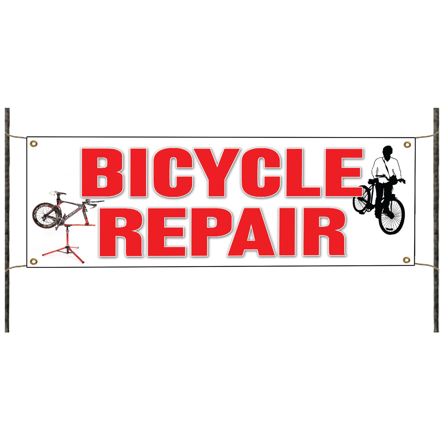 Bicycle Repair Vinyl Banner Sign
