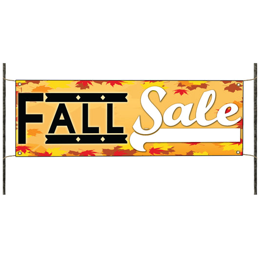 Fall Sale Vinyl Banner Sign