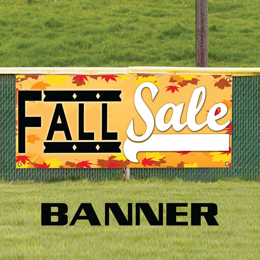 Fall Sale Vinyl Banner Sign