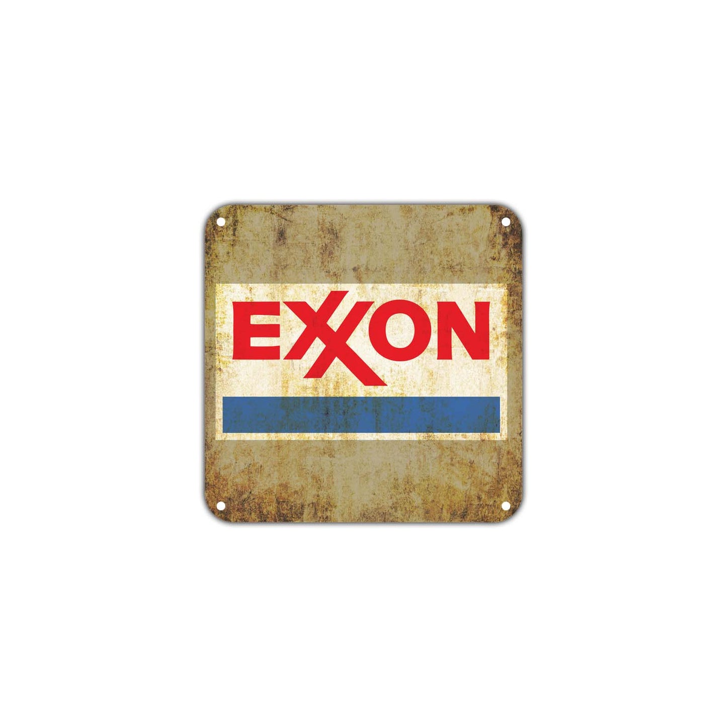 Exxon Gas Station Oil Petroliana Wall Decor Art Retro Vintage Aluminum Plate Gift Metal Sign