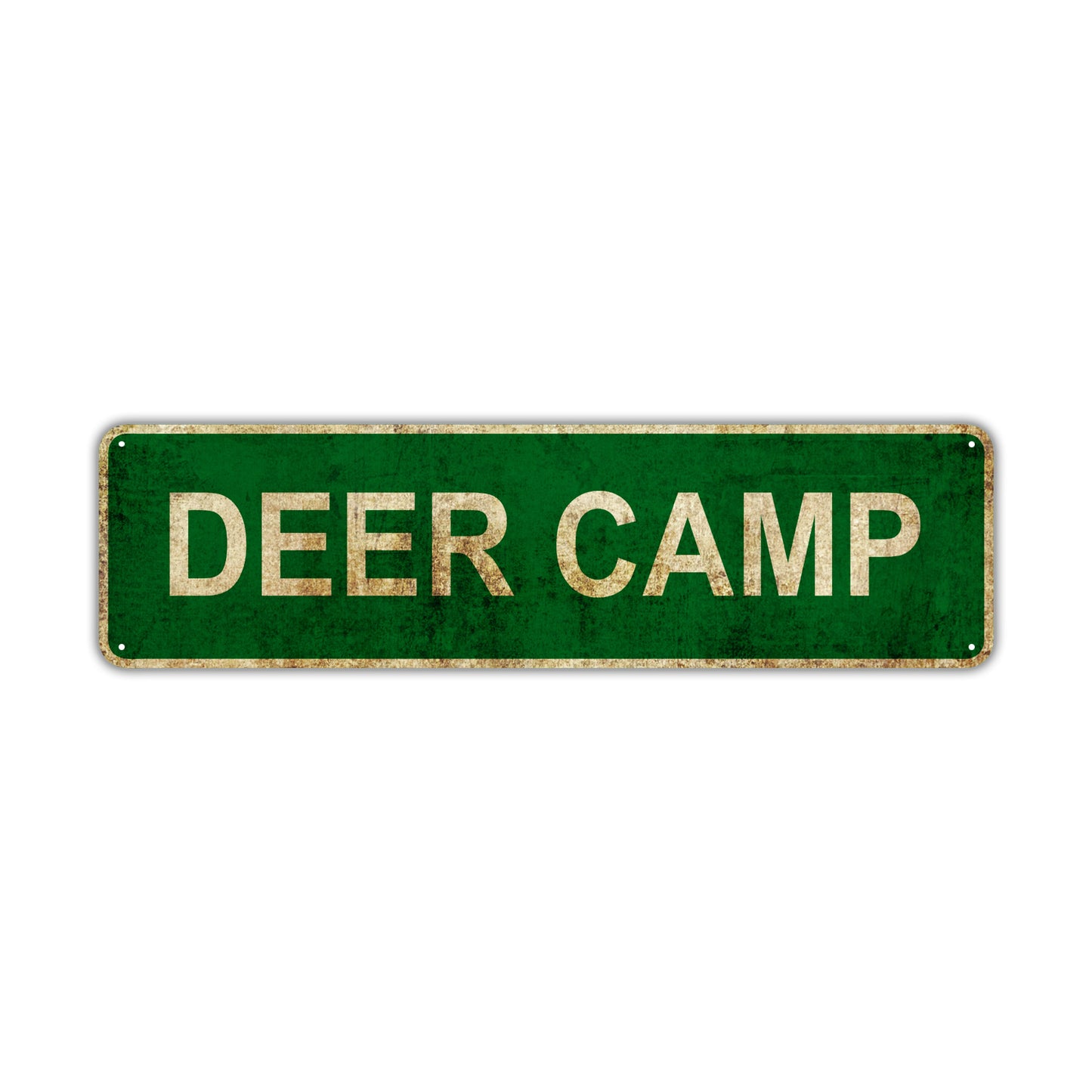 Deer Camp Vintage Retro Street Sign Rustic Metal Aluminum Decor Wall Shop Man Cave Bar Gift