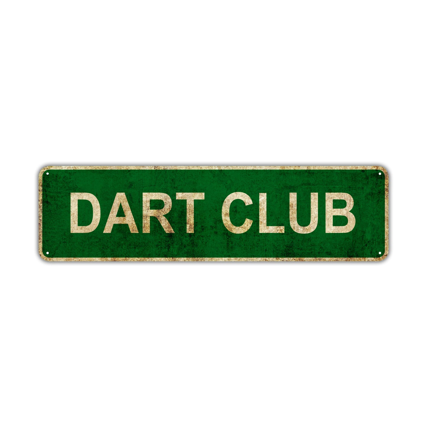 Dart Club Vintage Retro Street Sign Rustic Metal Aluminum Decor Wall Shop Man Cave Bar Gift