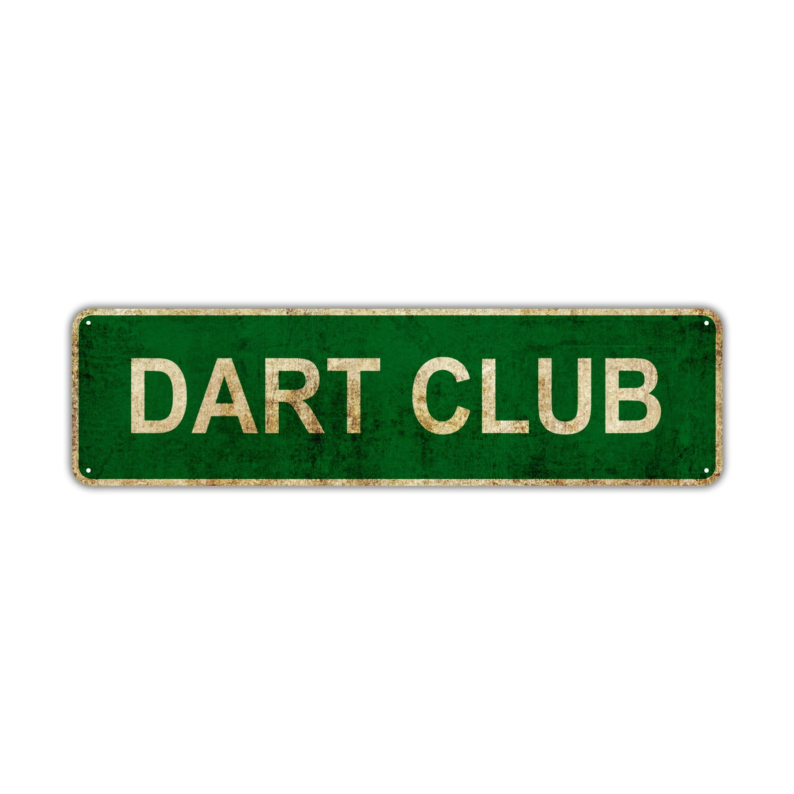 Dart Club Vintage Retro Street Sign Rustic Metal Aluminum Decor Wall Shop Man Cave Bar Gift