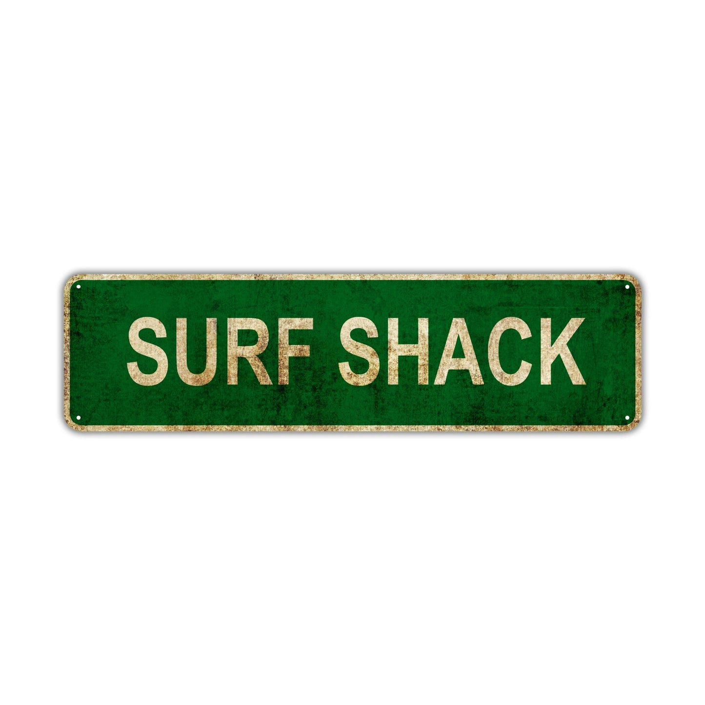 Surf Shack Vintage Retro Street Sign Rustic Metal Aluminum Decor Wall Shop Man Cave Bar Gift