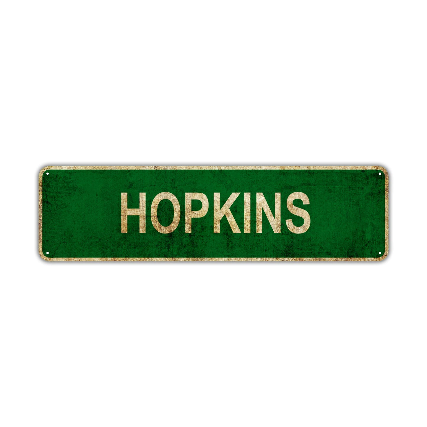 Hopkins Vintage Retro Street Sign Rustic Metal Aluminum Decor Wall Shop Man Cave Bar Gift