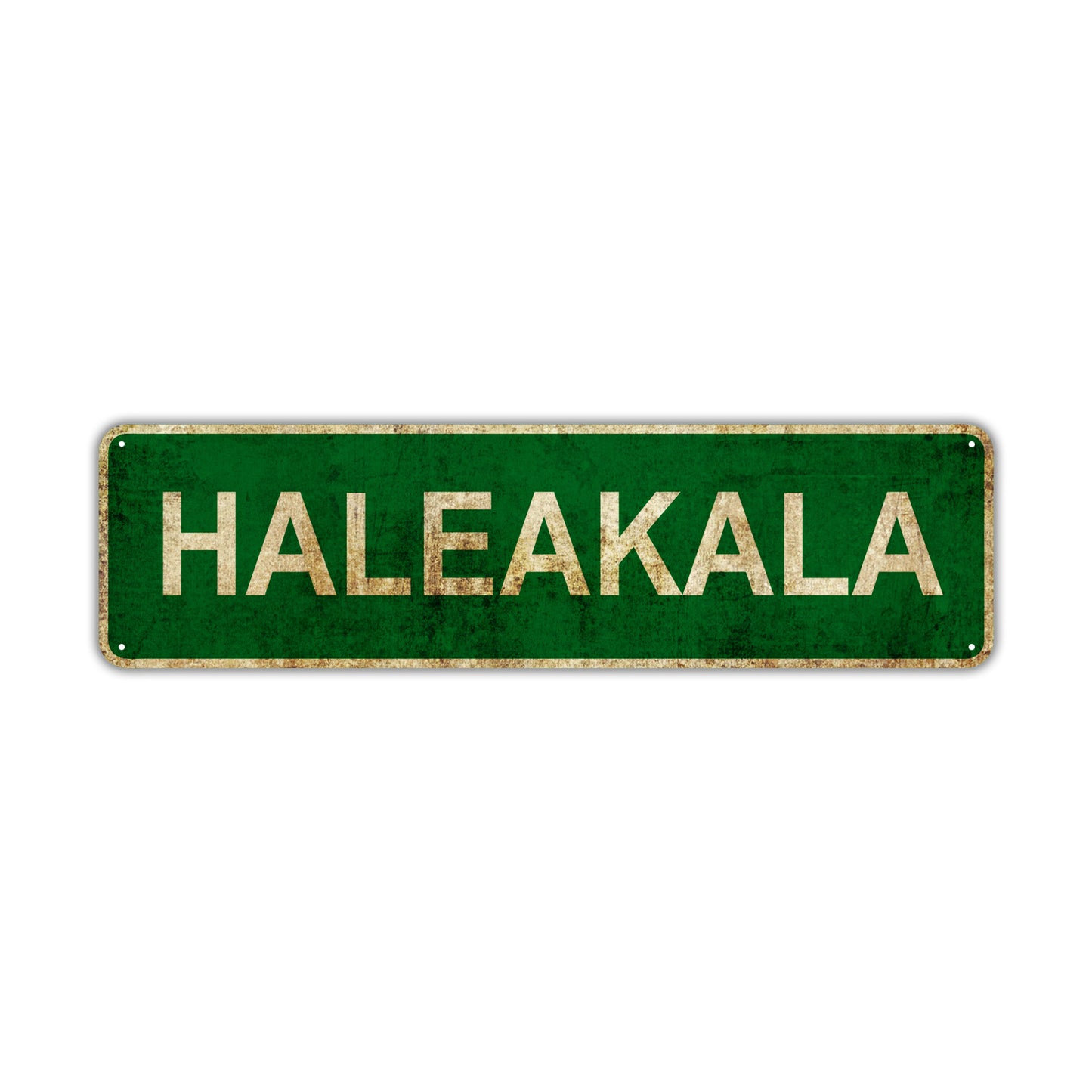 Haleakala Vintage Retro Street Sign Rustic Metal Aluminum Decor Wall Shop Man Cave Bar Gift