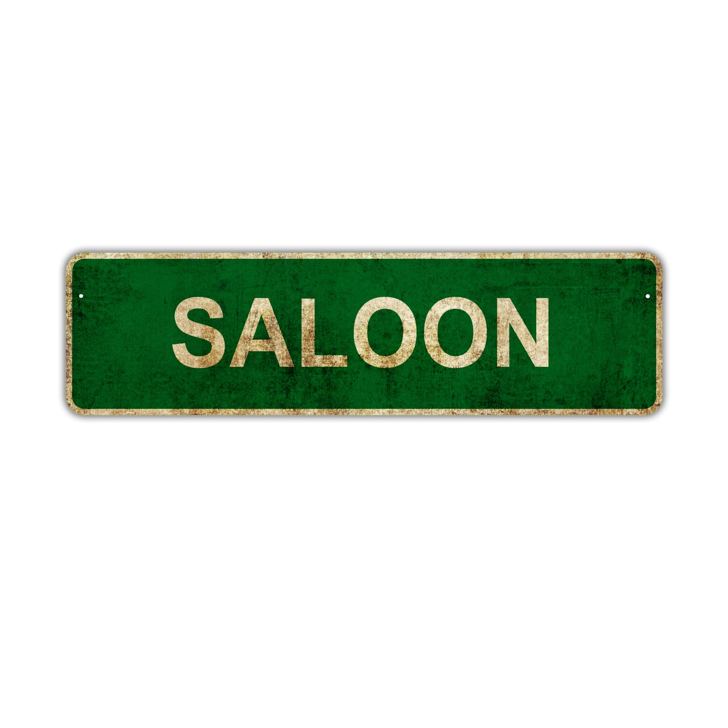 Saloon Vintage Retro Street Sign Rustic Metal Aluminum Decor Wall Shop Man Cave Bar Gift