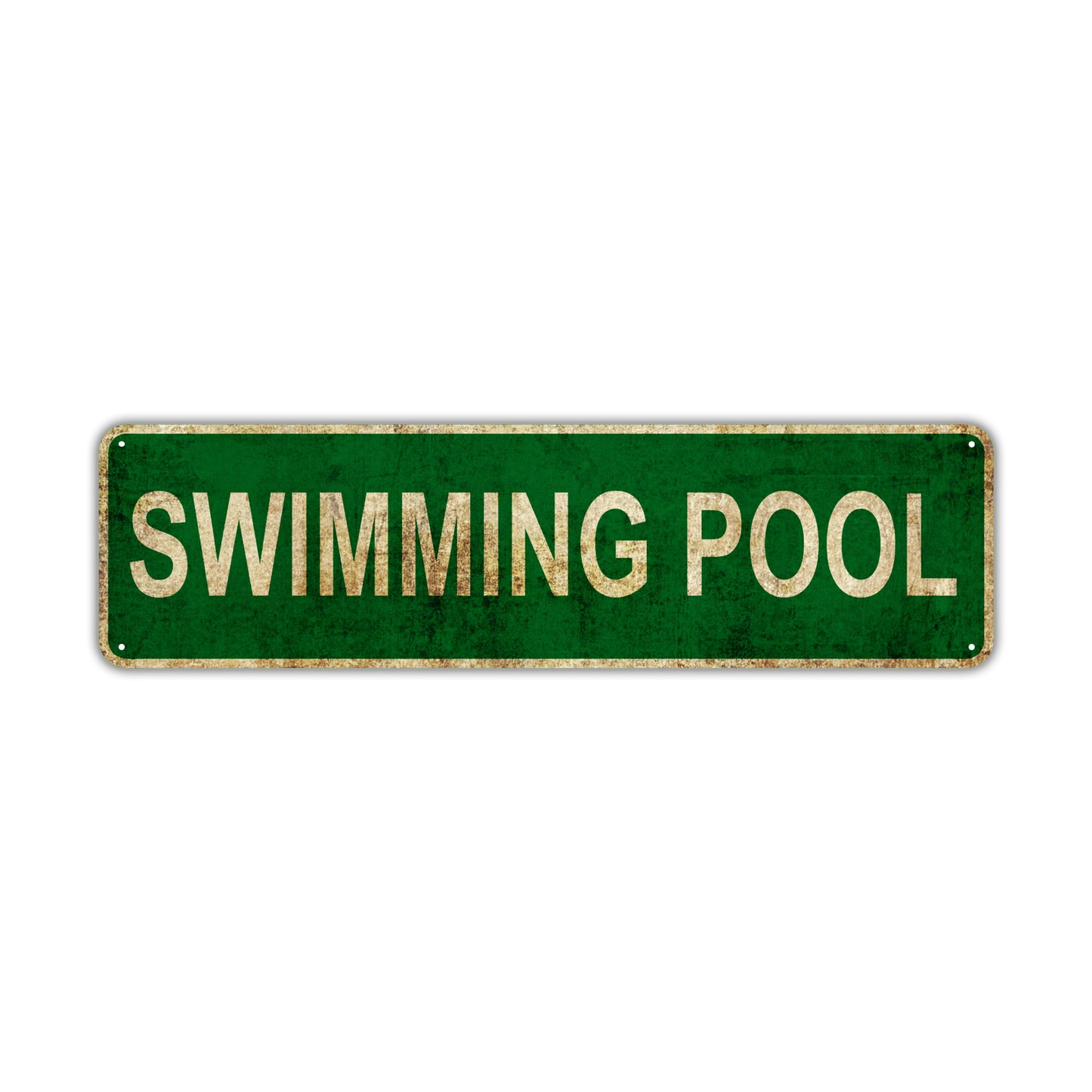 Swimming Pool Vintage Retro Street Sign Rustic Metal Aluminum Decor Wall Shop Man Cave Bar Gift