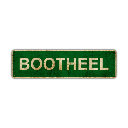 Bootheel Vintage Retro Street Novelty Sign Rustic Metal Aluminum Decor Wall Man Shop Cave Bar Gift