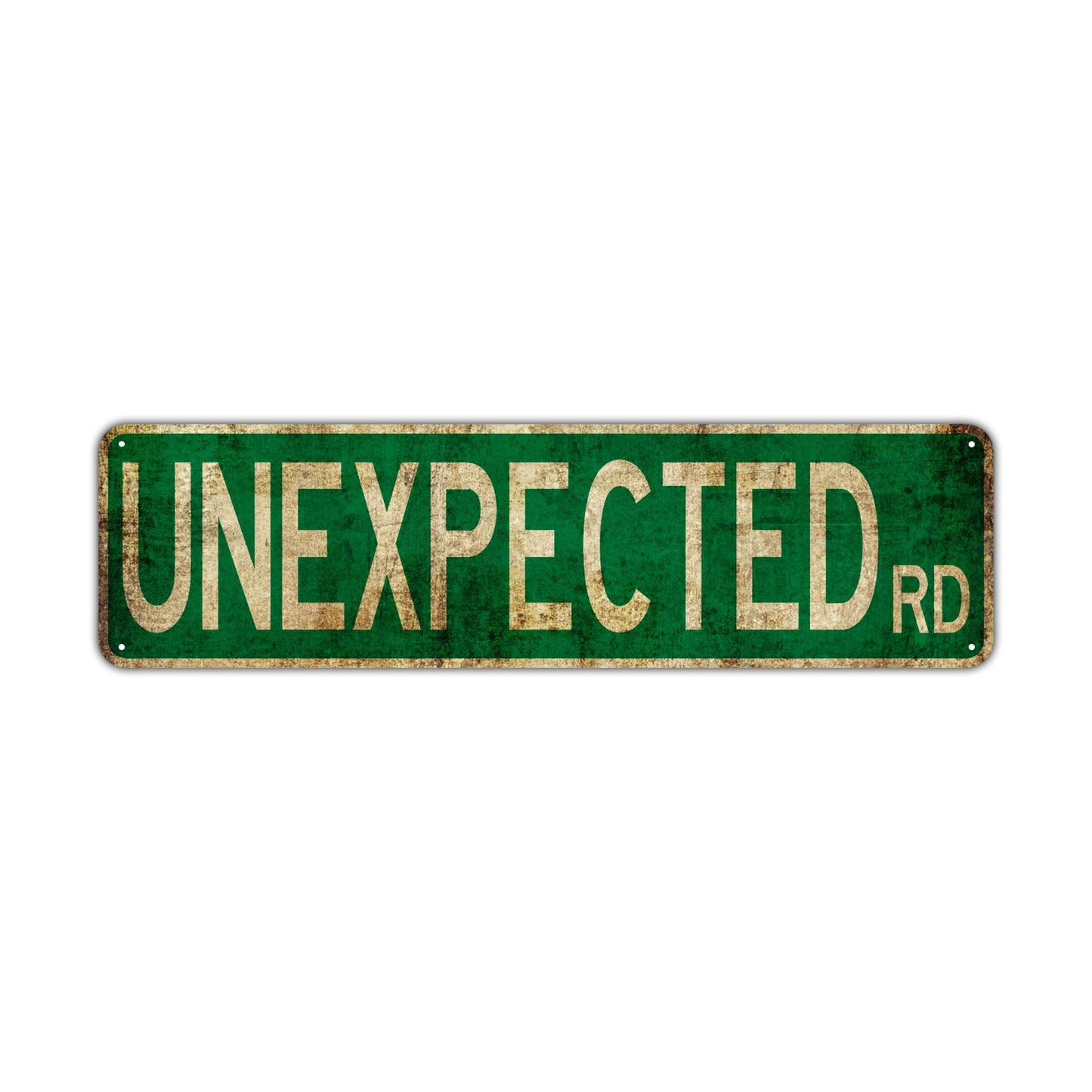 Unexpected Rd Vintage Retro Street Novelty Sign Rustic Metal Aluminum Decor Wall Man Shop Cave Bar Gift
