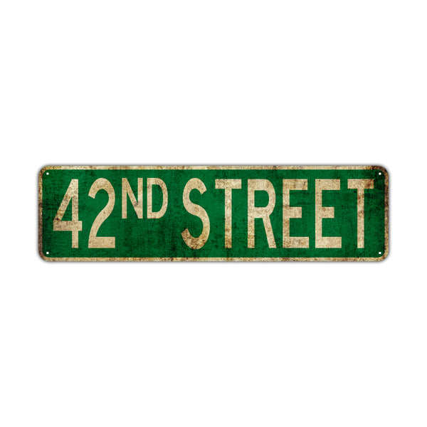 42nd street sign