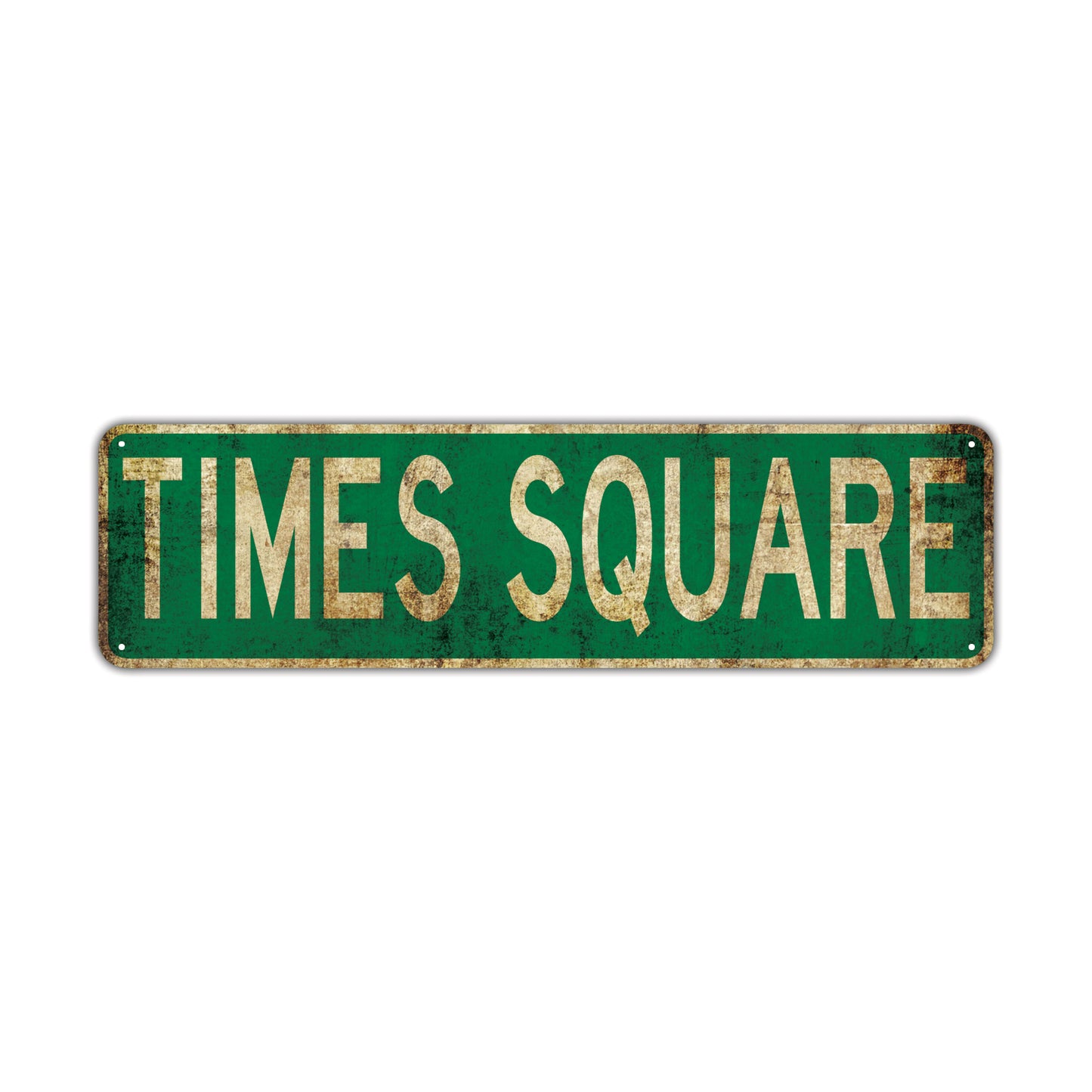 Times Square Vintage Retro Street Novelty Sign Rustic Metal Aluminum Decor Wall Man Shop Cave Bar Gift