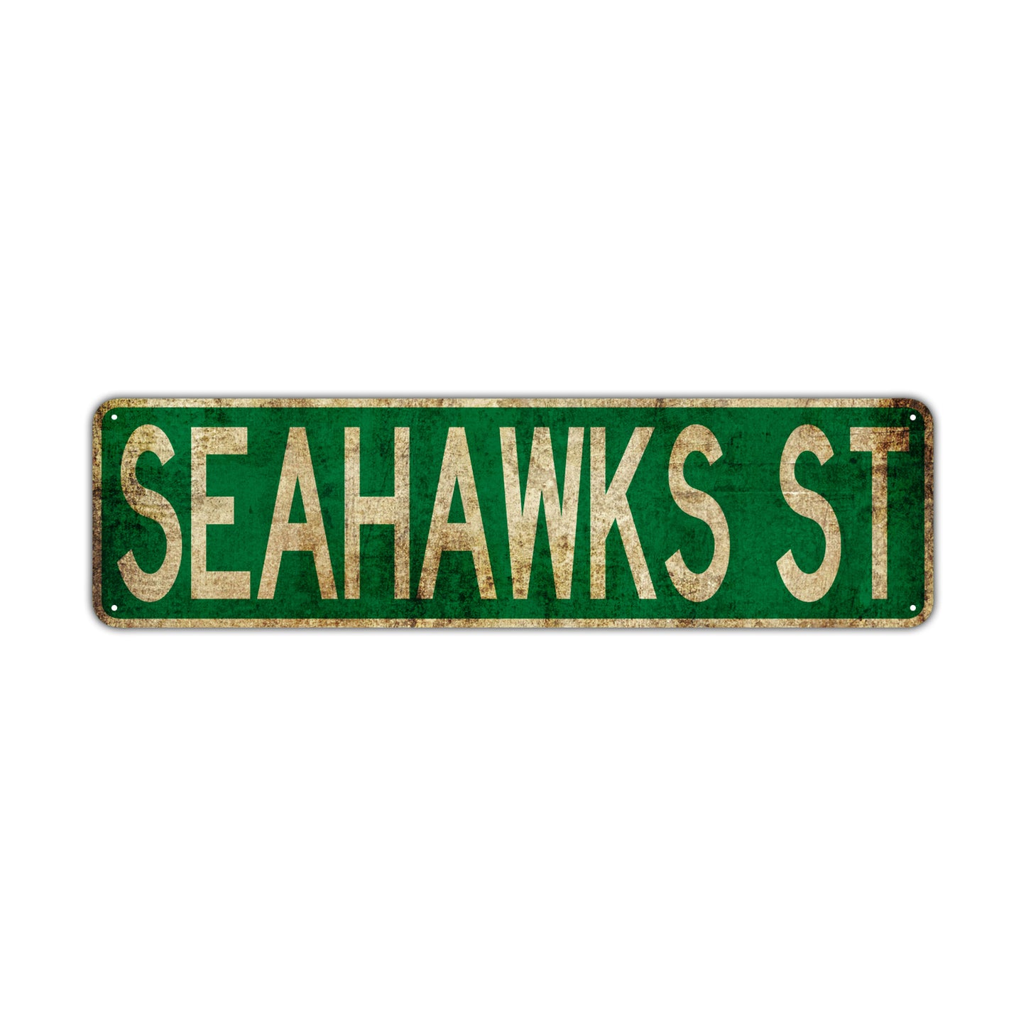 Seahawks St Vintage Retro Street Novelty Sign Rustic Metal Aluminum Decor Wall Man Shop Cave Bar Gift