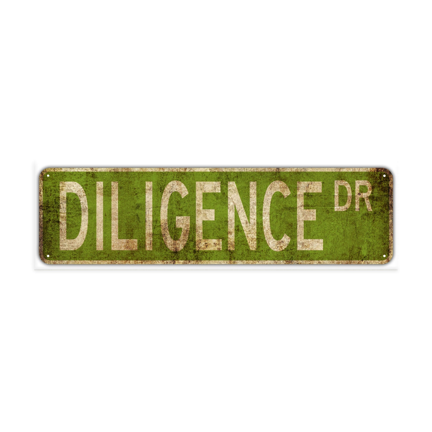 Diligence Dr Vintage Retro Street Novelty Sign Rustic Metal Aluminum Decor Wall Man Shop Cave Bar Gift