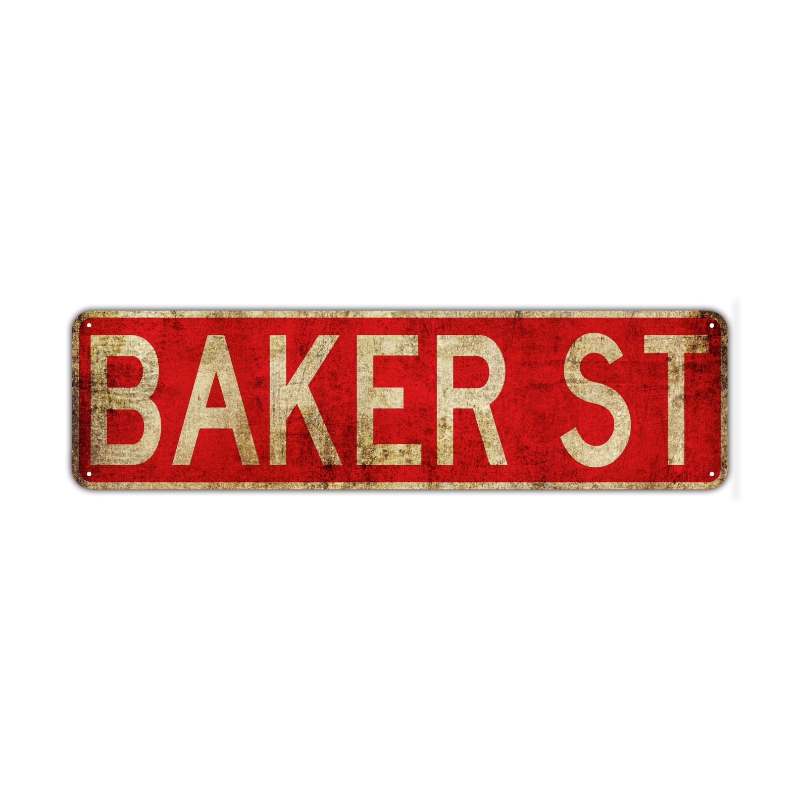 Baker St Vintage Retro Street Novelty Sign Rustic Metal Aluminum Decor Wall Man Shop Cave Bar Gift