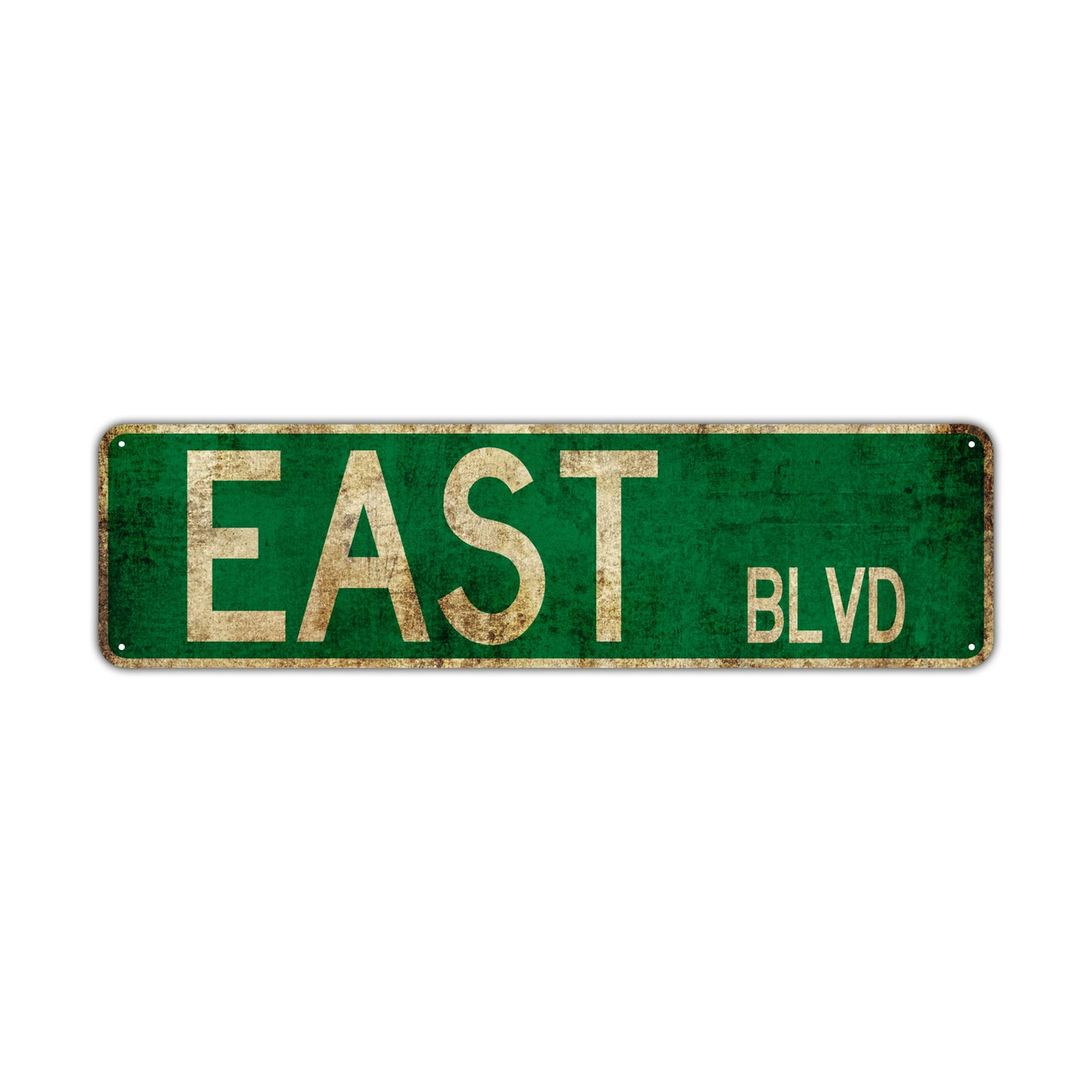 East Blvd Vintage Retro Street Novelty Sign Rustic Metal Aluminum Decor Wall Man Shop Cave Bar Gift