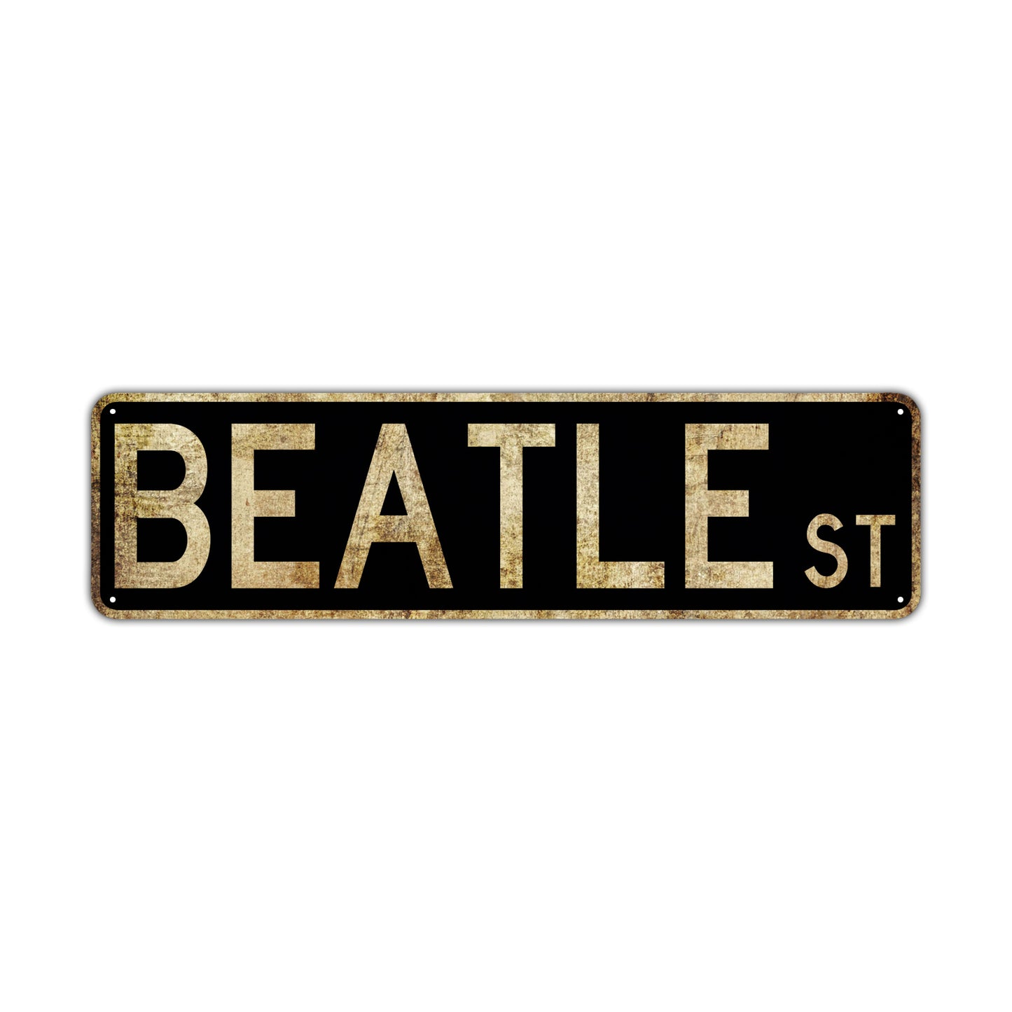 Beatle St Vintage Retro Street Novelty Sign Rustic Metal Aluminum Decor Wall Man Shop Cave Bar Gift