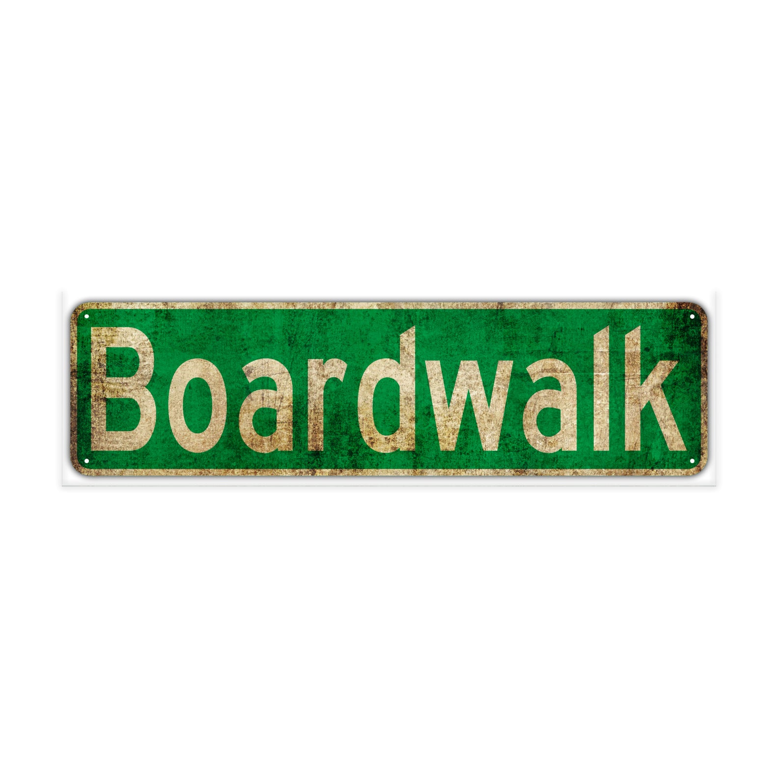 Boardwalk Vintage Retro Street Novelty Sign Rustic Metal Aluminum Decor Wall Man Shop Cave Bar Gift