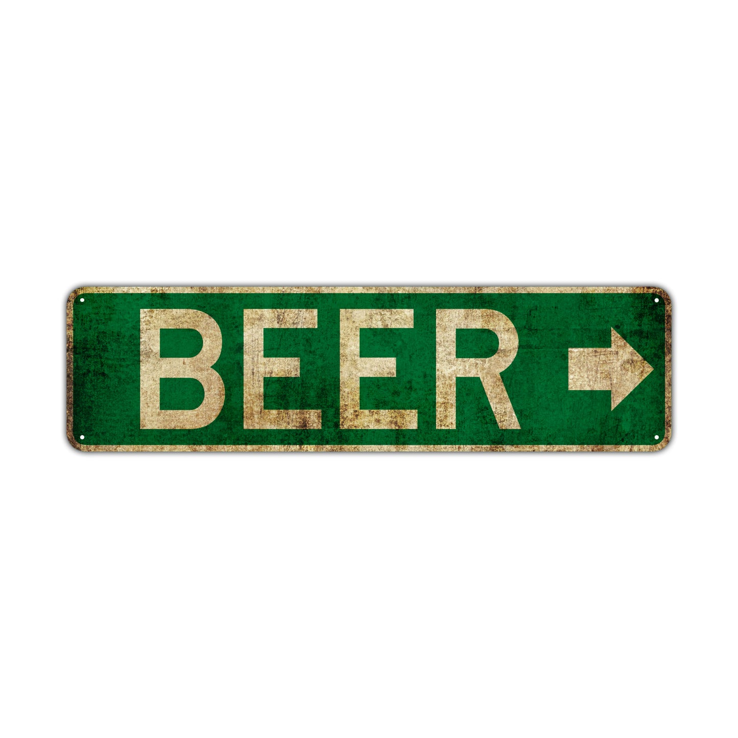 Beer Vintage Retro Street Novelty Sign Rustic Metal Aluminum Decor Wall Man Shop Cave Bar Gift