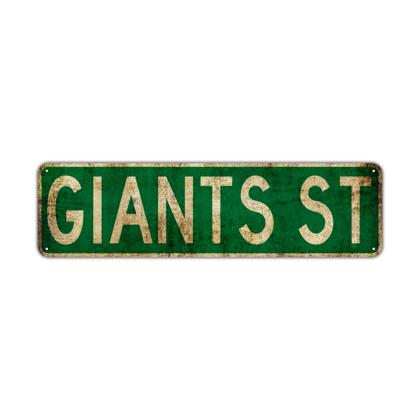 Giants St Vintage Retro Street Novelty Sign Rustic Metal Aluminum Decor Wall Man Shop Cave Bar Gift