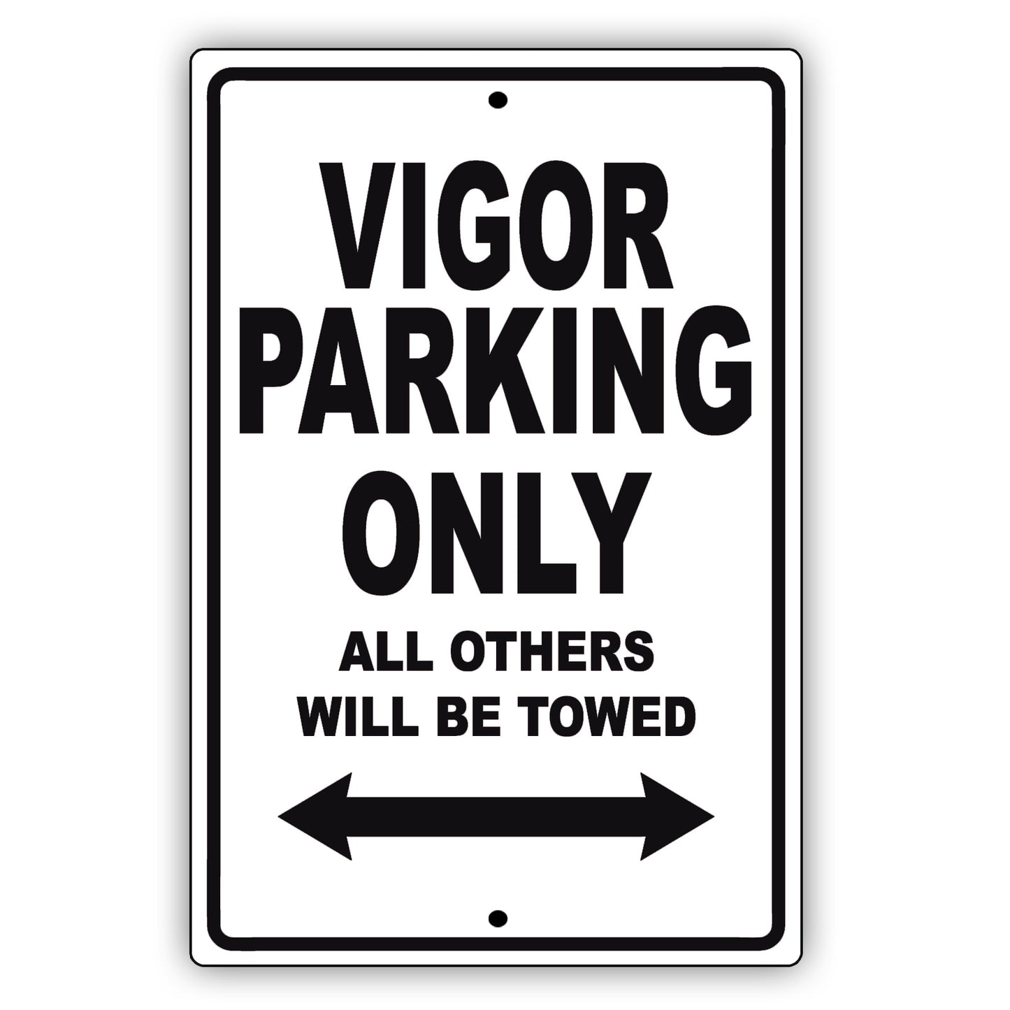 Acura Vigor Parking Only All Others Will Be Towed Aluminum Decor Garage Sign