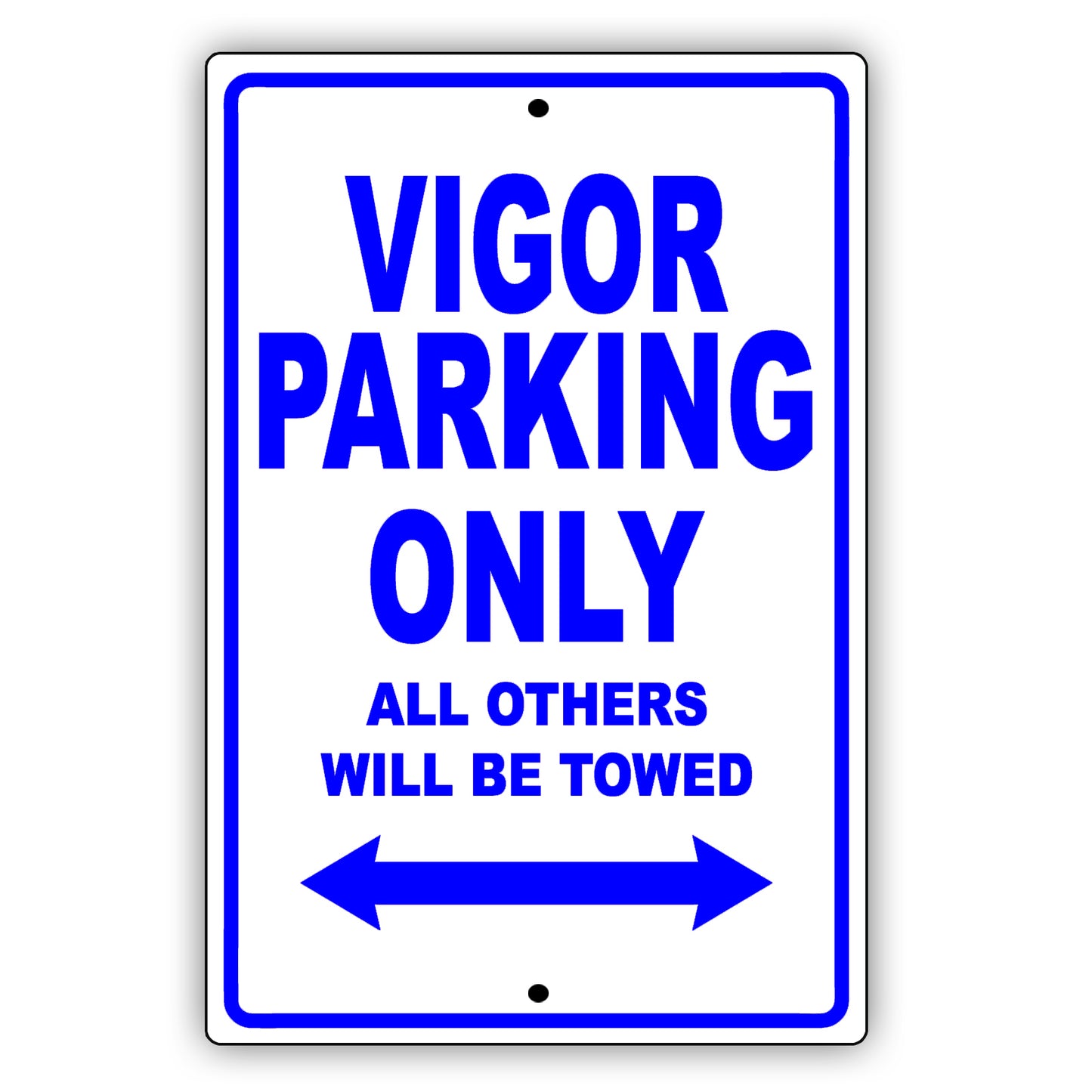 Acura Vigor Parking Only All Others Will Be Towed Aluminum Decor Garage Sign