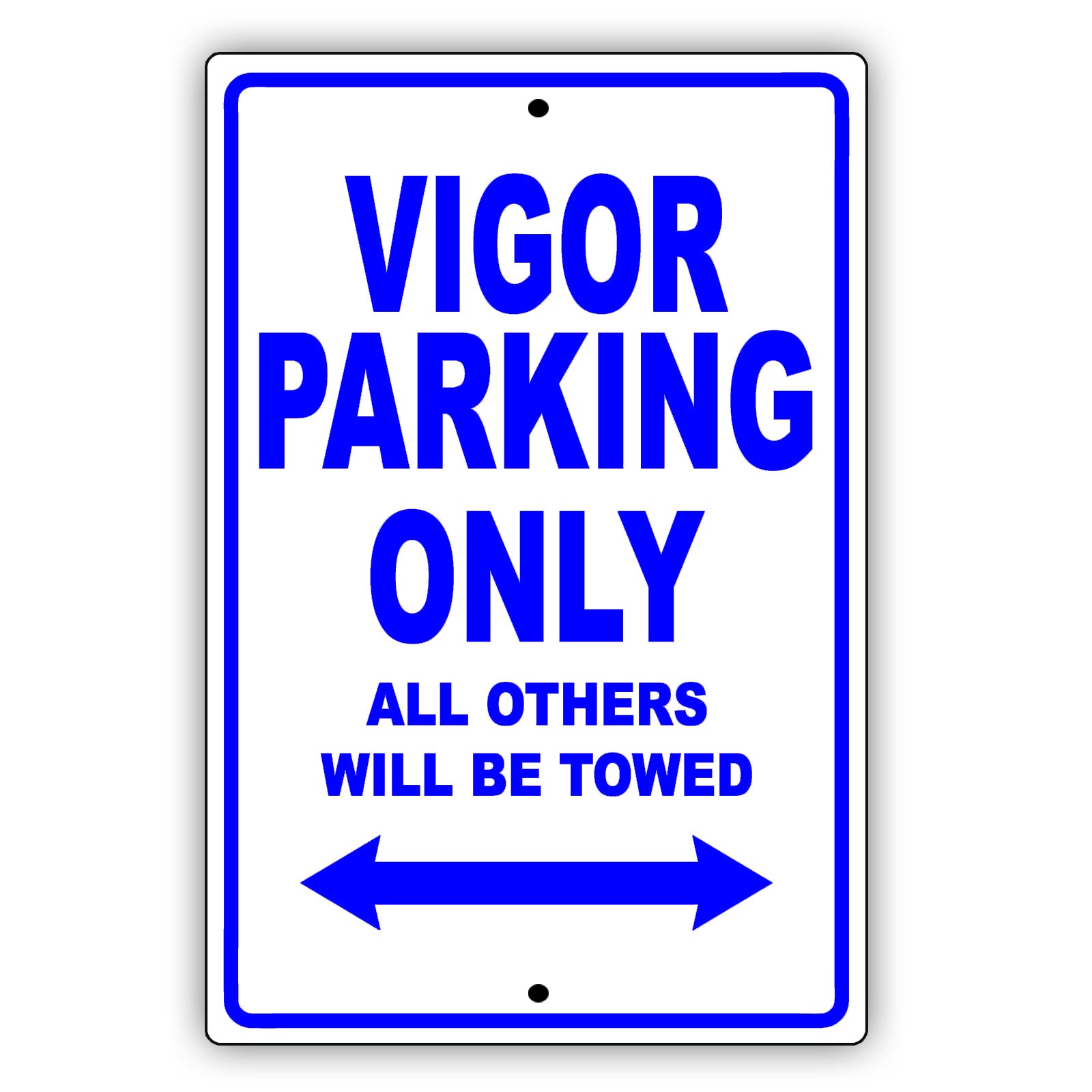 Acura Vigor Parking Only All Others Will Be Towed Aluminum Decor Garage Sign