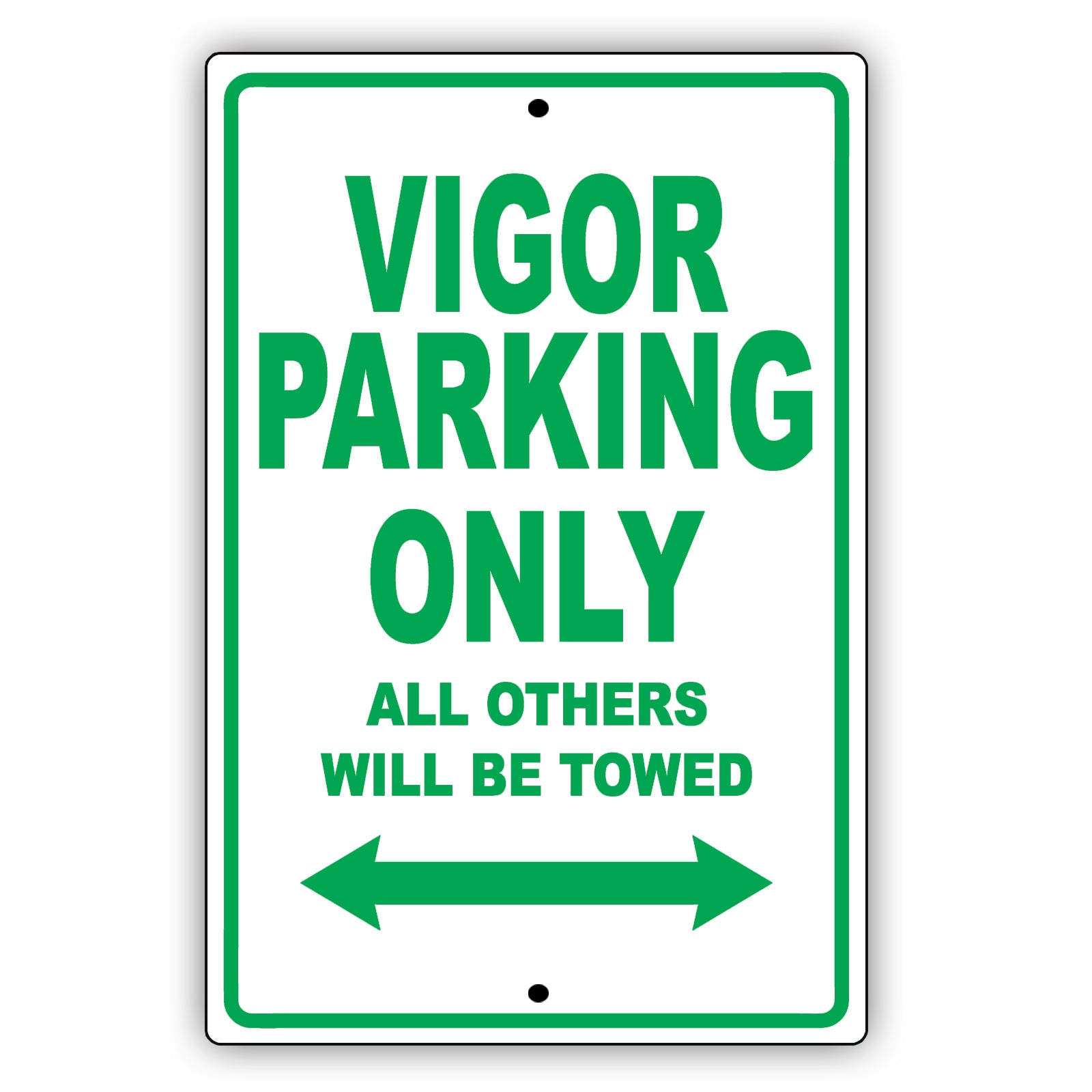 Acura Vigor Parking Only All Others Will Be Towed Aluminum Decor Garage Sign