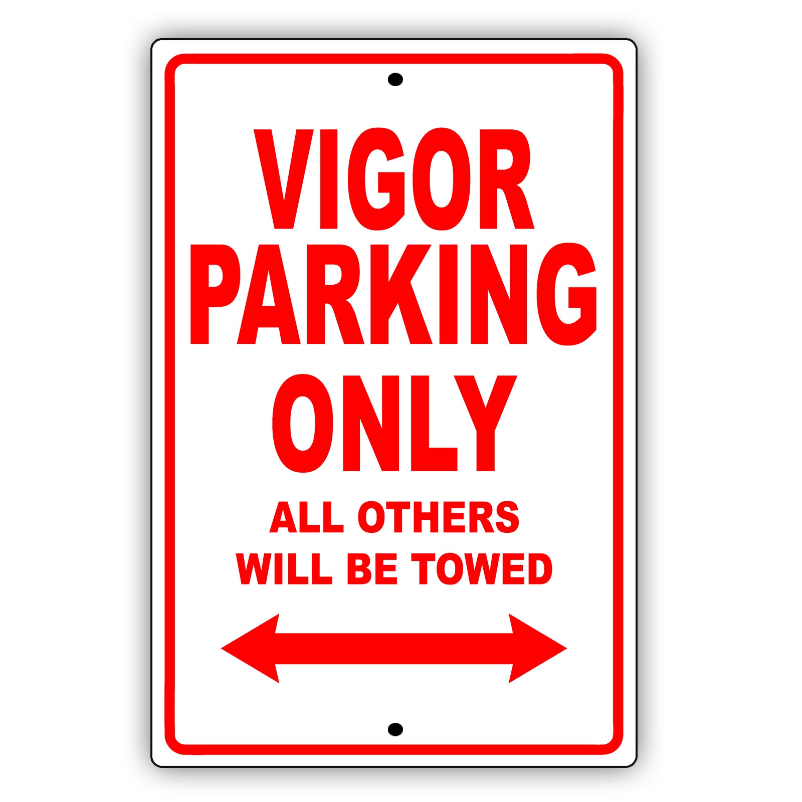 Acura Vigor Parking Only All Others Will Be Towed Aluminum Decor Garage Sign