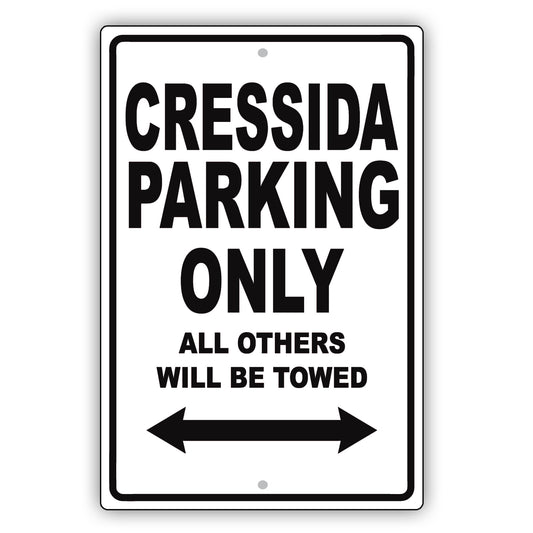 Toyota Cressida Parking Only All Others Will Be Towed Aluminum Decor Garage Sign