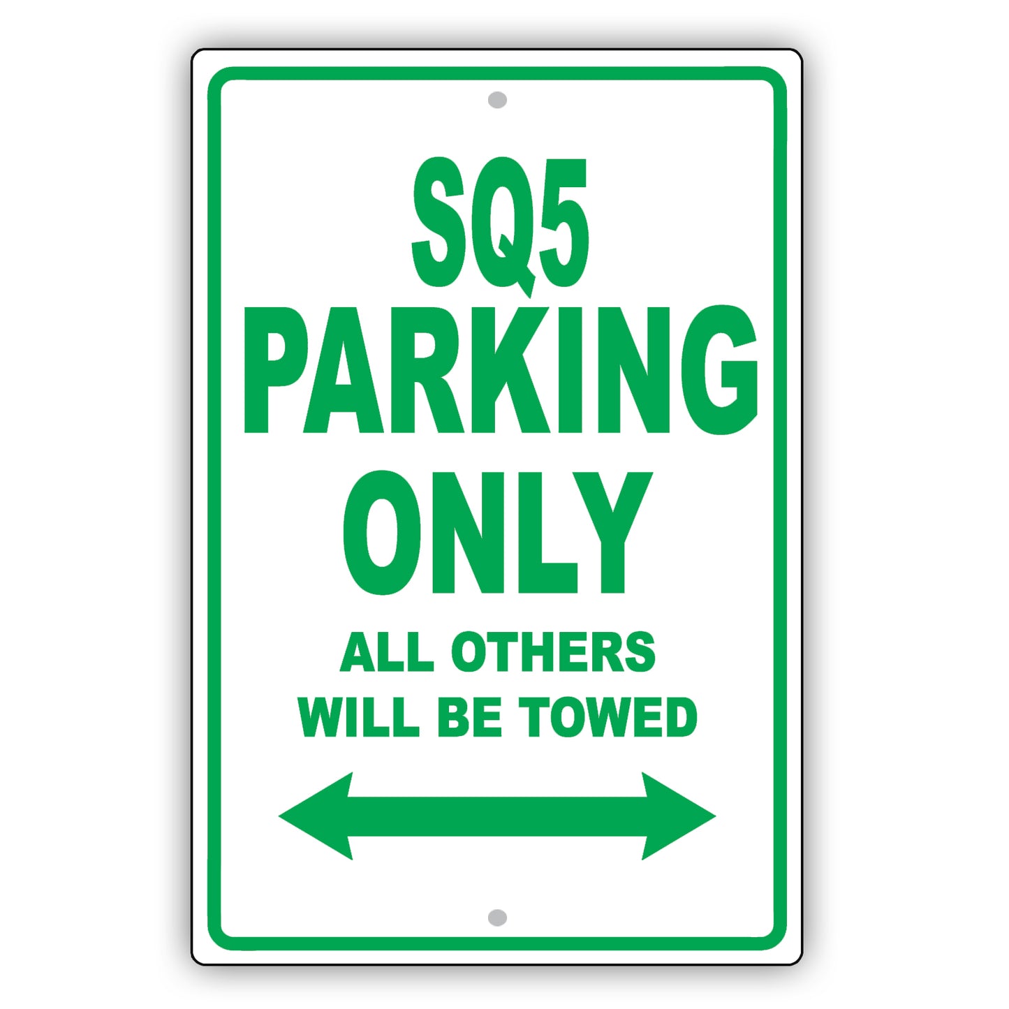 Audi Sq5 Parking Only All Others Will Be Towed Aluminum Decor Garage Sign