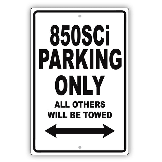 Bmw 850csi Parking Only All Others Will Be Towed Aluminum Decor Garage Sign