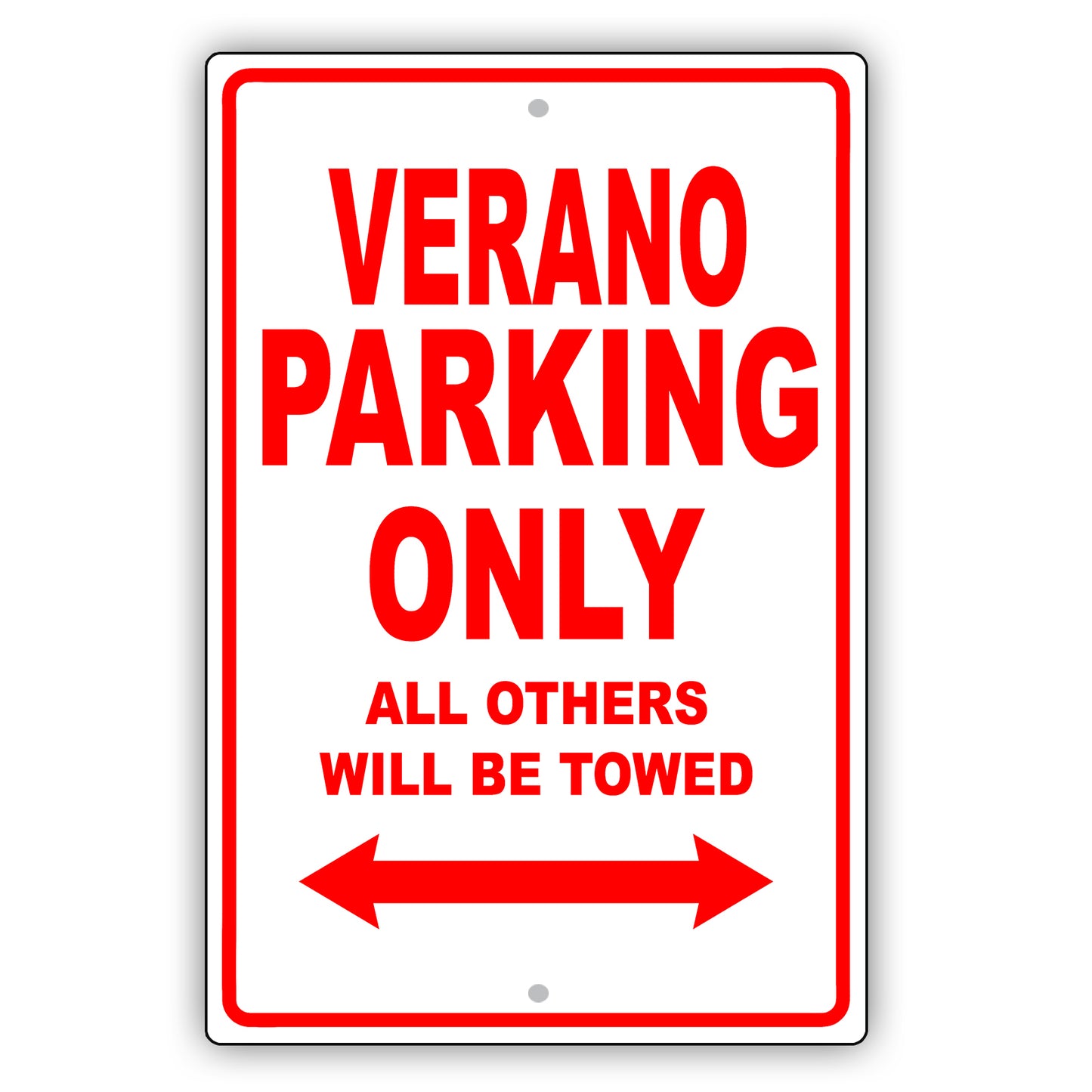 Buick Verano Parking Only All Others Will Be Towed Aluminum Decor Garage Sign