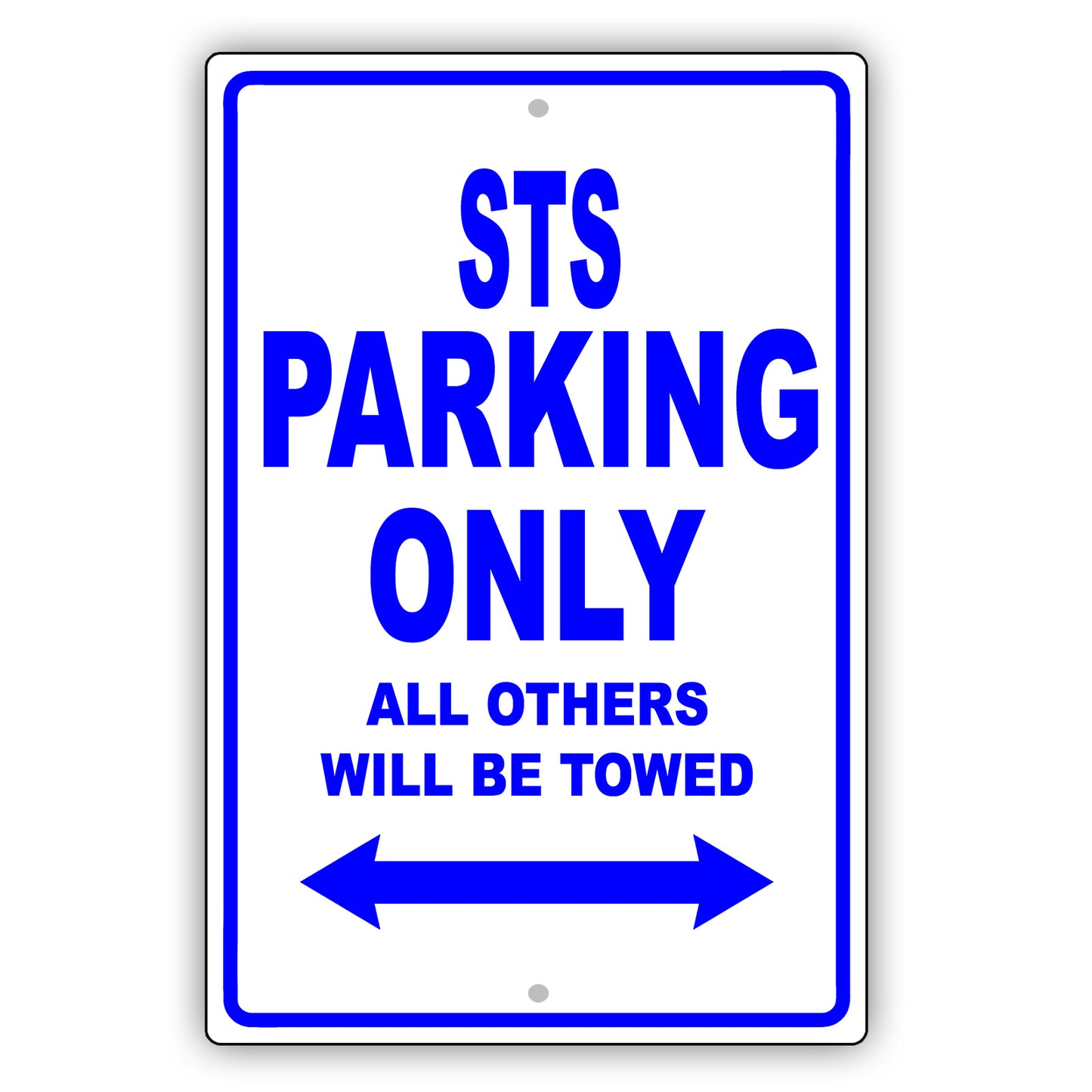 Cadillac Sts Parking Only All Others Will Be Towed Aluminum Decor Garage Sign