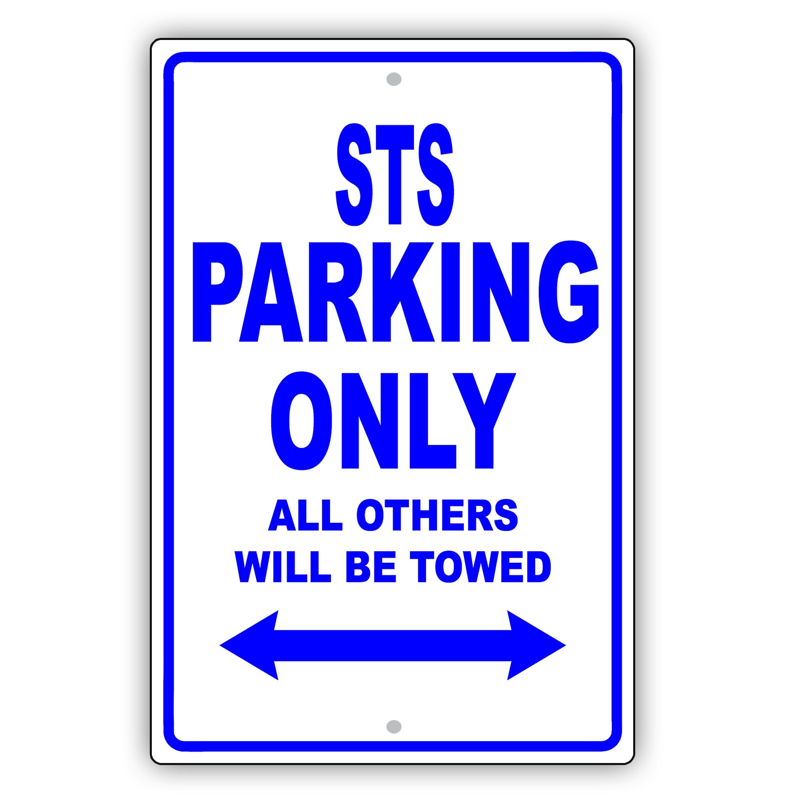 Cadillac Sts Parking Only All Others Will Be Towed Aluminum Decor Garage Sign