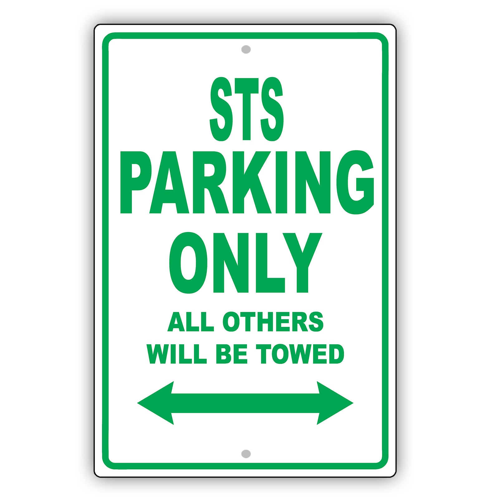 Cadillac Sts Parking Only All Others Will Be Towed Aluminum Decor Garage Sign