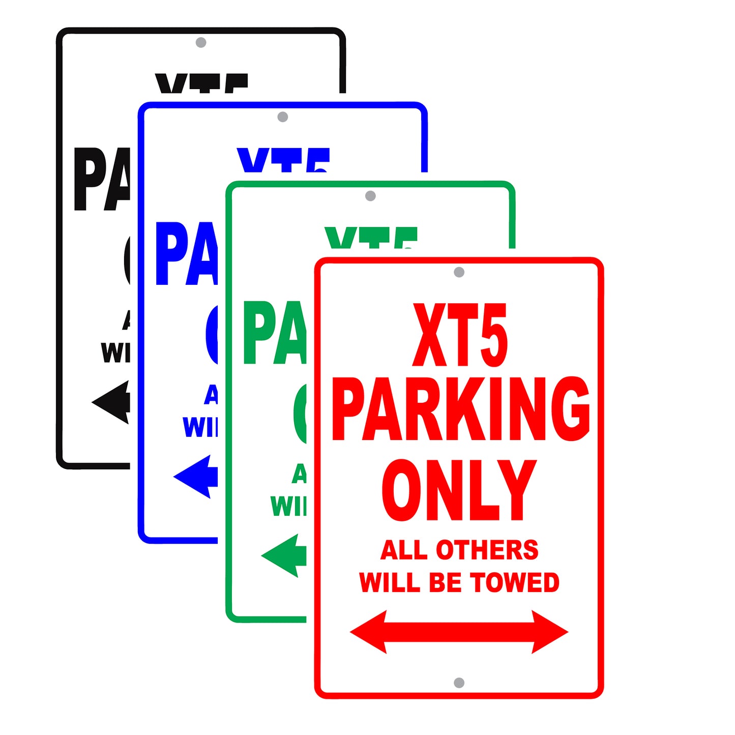 Cadillac Xt5 Parking Only All Others Will Be Towed Aluminum Decor Garage Sign