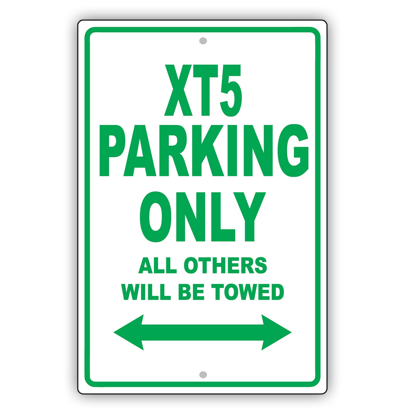 Cadillac Xt5 Parking Only All Others Will Be Towed Aluminum Decor Garage Sign